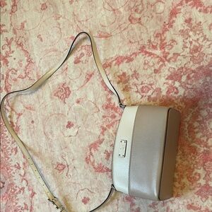 Kate Spade Cream and Tan Crossbody Bag